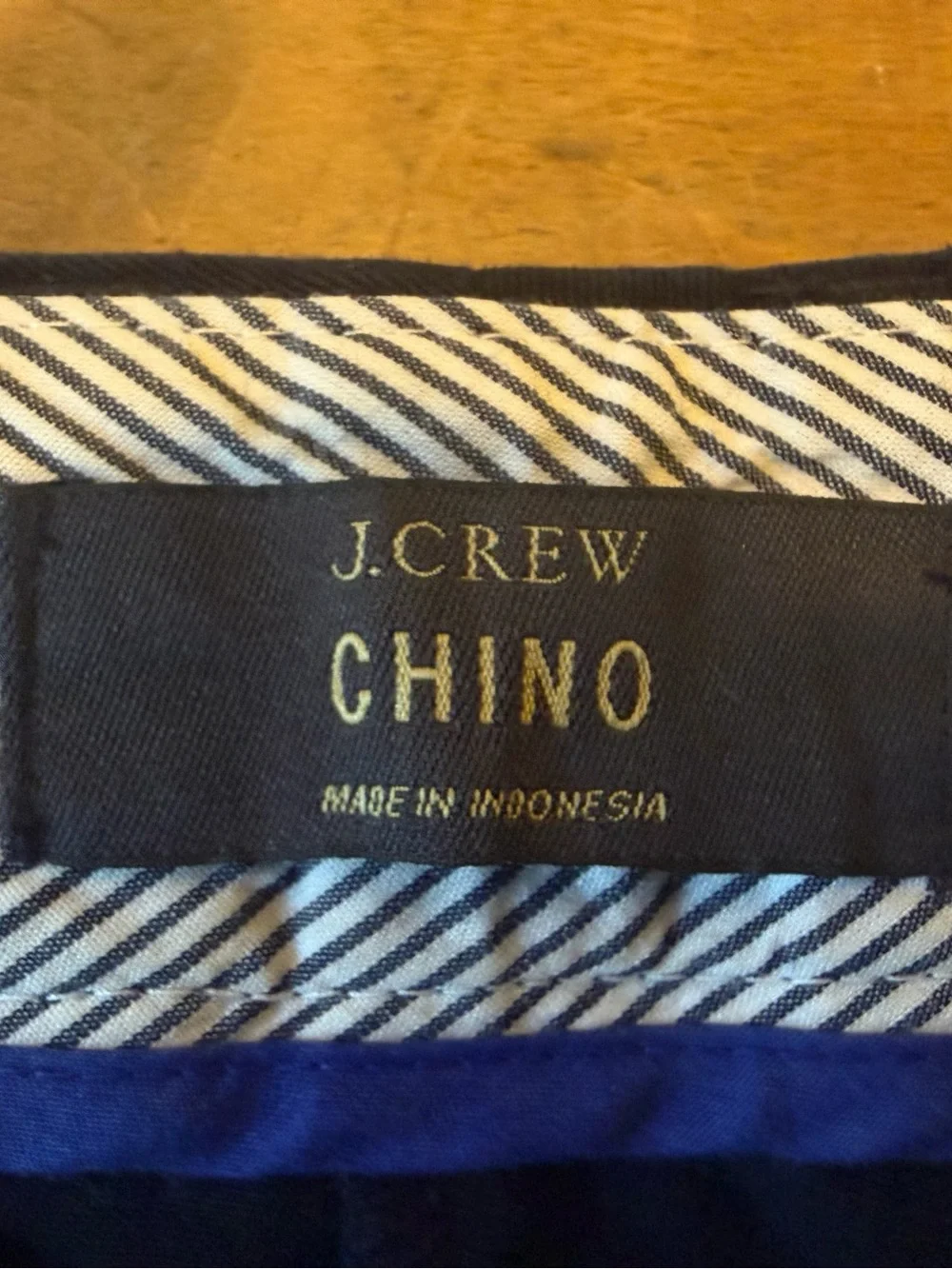 J. Crew Navy Cotton Chino Bermuda Shorts
